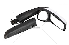 Volvo 9800 mirror II electric heat and IV manual heat R300 no wire and switch white LHD LHS e-mark TANGDE TD-70-242WHPLL