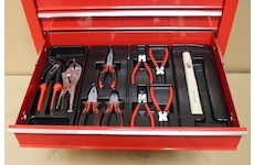 Vozík na nářadí 7 šuplíků s vybavením TBR4607-X/KPL