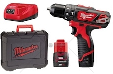 Vrtačka příklepová aku m12 bpd-202c 12v/1500 ot., 2x baterie 2.0ah, nabíječka + kufr 4933441940_A