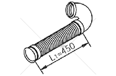 Výfuková trubka DINEX DIN21183