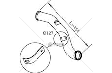 Výfuková trubka DINEX DIN21285