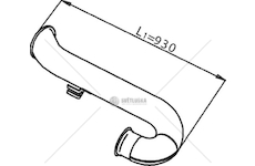 Výfuková trubka DINEX DIN21705