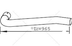 Výfuková trubka DINEX DIN22138