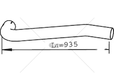 Výfuková trubka DINEX DIN22140