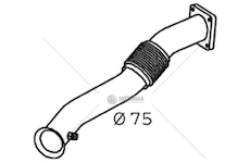 Výfuková trubka DINEX DIN28209