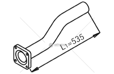 Výfuková trubka DINEX DIN28244
