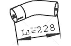 Výfuková trubka DINEX DIN28753