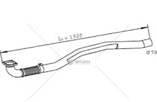 Výfuková trubka DINEX DIN29015
