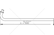 Výfuková trubka DINEX DIN47107