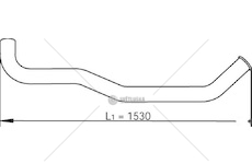 Výfuková trubka DINEX DIN47600