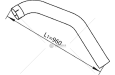 Výfuková trubka DINEX DIN49237