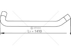 Výfuková trubka DINEX DIN49732