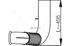 Výfuková trubka DINEX DIN53127