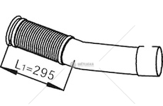 Výfuková trubka DINEX DIN54163