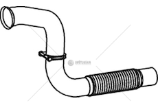 Výfuková trubka DINEX DIN54273