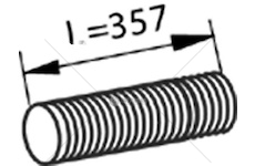 Výfuková trubka DINEX DIN82133