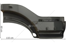 Výklenek stupátka MB ACTROS,ANTOS levý LAMIRO 198022EX