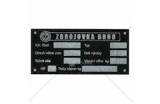 Výrobní štítek z15 | Výrobní štítek Z15