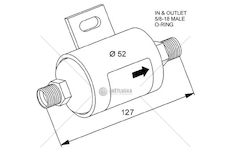 Vysoušeč vzduchu klimatizace DAF 95XF 97- NRF NRF33117