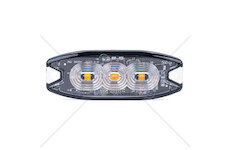 Výstražné osvětlení oranžové 3x3W LED R65 R10 12 / 24V IP67