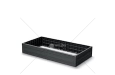 Vyvýšený záhon 1492x756x250mm, antracit BASE WOODY