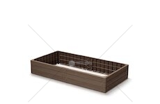 Vyvýšený záhon 1492x756x250mm, hnědý BASE WOODY