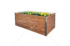 Vyvýšený záhon 200×100×77 cm, kovový - GARDEN