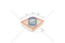 Vzduchový filtr - audi a4 1.6/ a6 1.9tdi/ 01> WUFI 30.192.00