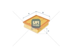 Vzduchový filtr fiat 500x 14> 2.0 jtd 18> WUFI 30.677.00