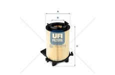 Vzduchový filtr - vw beetle/maggiolino 1.2/ caddy 1.6/ eos 1.4 11> WUFI 27.401.00