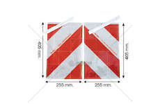 Warning Marking BANDA SX PER SPONDE IDRAULICHE CON SUPP BICMA