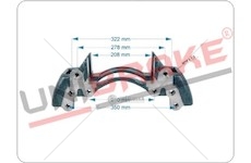 WSPORNIK ZACISKU HAM.MB ACTROS MP4 TYL UNIBRAKE UNB5804