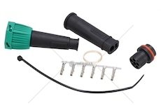 WTYCZKA BAJONET 6PIN PRAWA ZIELONA  WTYBAJONETP6PIN