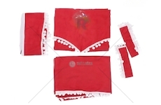 Záclonky kabiny RVI PREMIUM červené G85PR/CZER