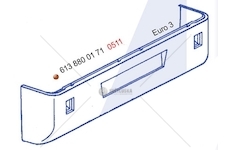 Zadní nárazník MB O404 TOURISMO POLMET P-0511