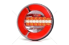 Zadní skupinová svítilna 4-funkce LED kulatá 12-24V WAS W154/113012F