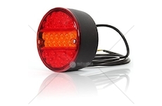 Zadní skupinová svítilna diodová kulatá 24V WAS W19D/234O