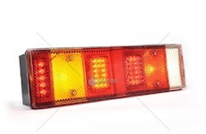 Zadní skupinová svítilna s bočním obrysovým světlem 7-funkcí levá WAS W26DZL