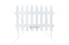 Zahradní plastový plot 3,5m, výška 520 mm GARDEN CLASSIC