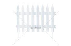 Zahradní plastový plot 3,5m, výška 520 mm GARDEN CLASSIC (Barva: Hnědá)