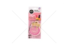 ZAPACH SAMOCHODOWY AROMA CAR CELLULOSE PINK PERFUME BOTTLE  MTMC832645