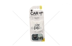 ZAPACH SAMOCHODOWY AROMA CAR QUOTES CAT FRESH LINEN  MTMP025669