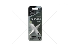 ZAPACH SAMOCHODOWY AROMA CAR X-SHAPE SILVER  MTMP108977