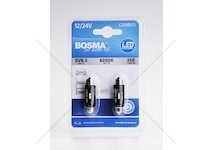 árovka 12/24V LED BA15S 33XSMD 6000K bílá BOSMA 7473