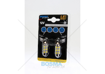 Žárovka 12V 1,5W 6LED bílá 2ks BOSMA 3819