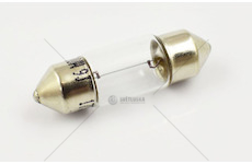 Žárovka 12V 10W sufitka krátká 30MM TUNGSRAM 12/10RT/KROTK