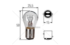 Žárovka 12v 21/5w 2-bay15d hella 0162361_A