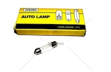 Žárovka 12V 5W sufitka SV8,5 GOLDEN  SV8.5-12-1