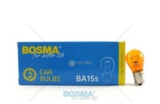 Žárovka 24V 21W BA15S 25X47 oranžová BOSMA 6616