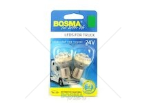 Žárovka 24V 24xLED BA15s zelené 2ks v balení BOSMA 7095